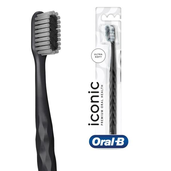 Escova de Dente Oral-B Iconic Premium Cores Sortidas 1 Unidade - Oral B Imagem de Escova de Dente Oral-B Iconic Premium Cores Sortidas 1 Unidade