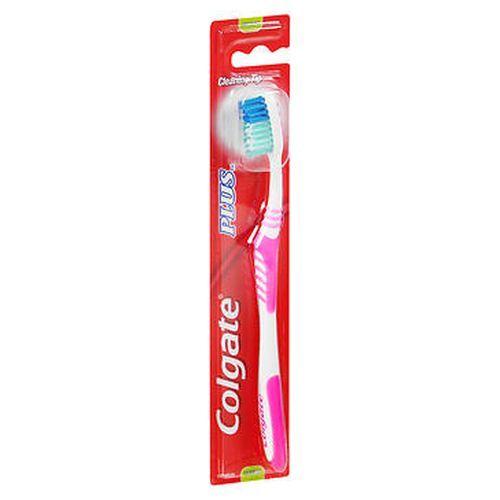 Imagem de Escova de dentes Colgate Plus média 1 cada da Colgate (pacote com 4)