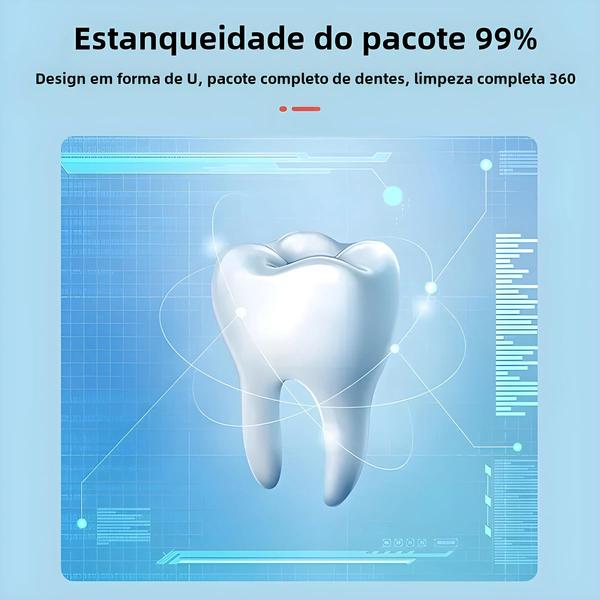 Imagem de Escova De Dentes De Bebê Em Forma De U De Silicone Macio 360 Graus Limpador De Dentes Para Crianças