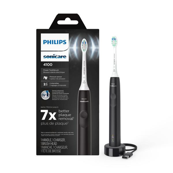 Imagem de Escova de dentes elétrica Philips Sonicare 4100 HX3681/24 preta