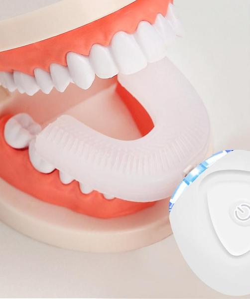 Imagem de Escova de dentes elétrica Wokex em forma de U Whitening IPX7 Waterproof