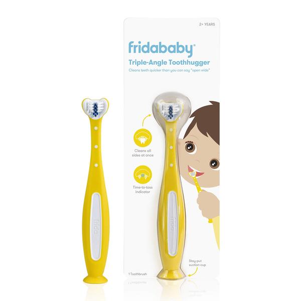 Escova de dentes Frida Baby Triple-Angle Toothhugger para criança Imagem de Escova de dentes Frida Baby Triple-Angle Toothhugger para criança