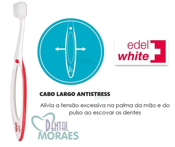 Imagem de Escova de dentes pro gums c/ cabo antistress - edel white