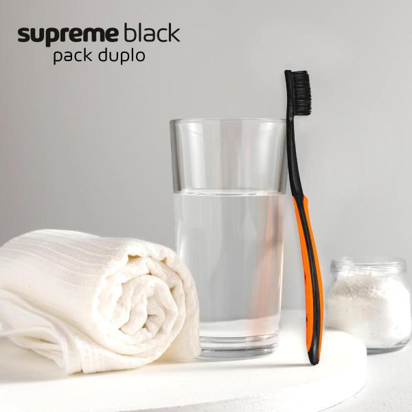 Imagem de ESCOVA DE DENTES SUPREME BLACK 2un