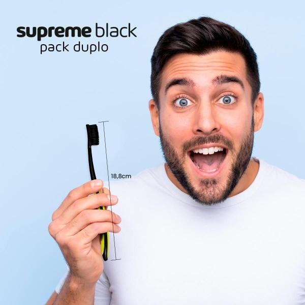 Imagem de ESCOVA DE DENTES SUPREME BLACK 2un