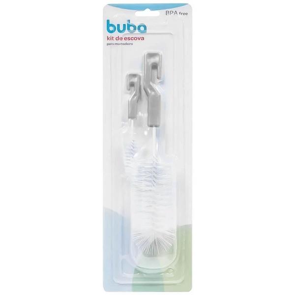 Escova de Lavar Mamadeiras Com Limpador de Bicos 15287 Buba Imagem de Escova de Lavar Mamadeiras Com Limpador de Bicos 15287 Buba