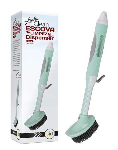 Imagem de Escova de Limpeza com Dispenser p/ Detergente 31cm UD673