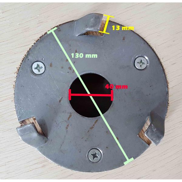 Imagem de Escova de PELO 350 mm COM Flange Para Enceradeira CLEANER. Allclean e Bandeirantes Entre Outras