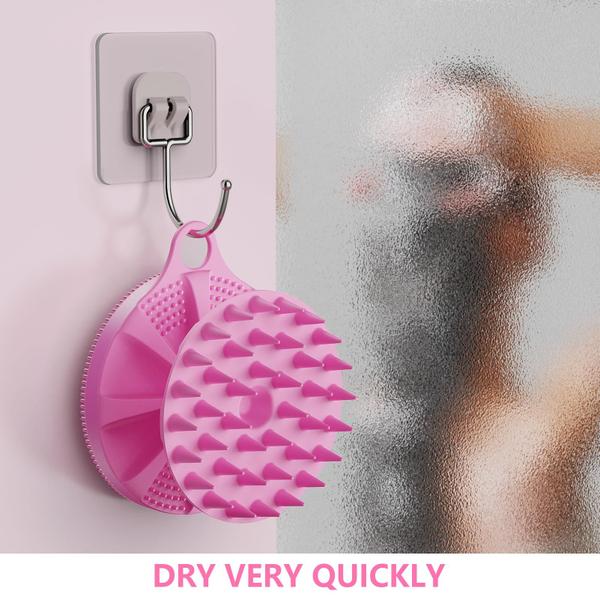 Imagem de Escova de silicone 2 em 1 BEAUTAIL Body Shower Scrubber Lilac