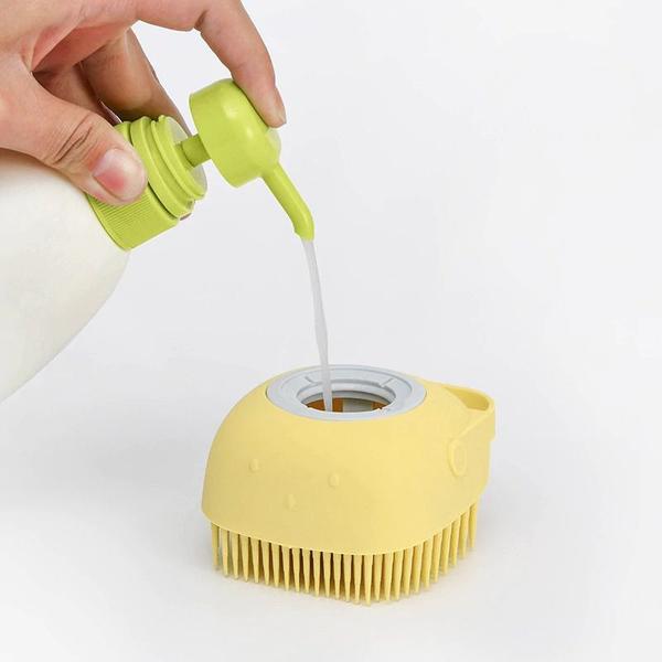 Imagem de Escova de Silicone para Banho com Dispenser  AM - 80ml