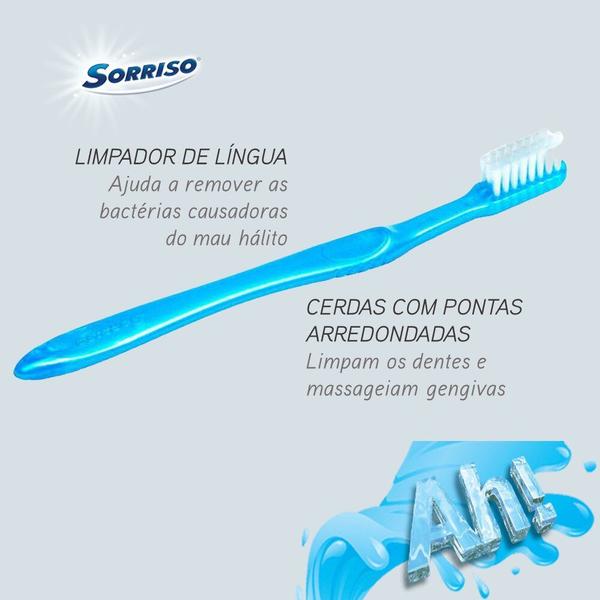 Imagem de Escova Dental Adulto Sorriso Original Macia