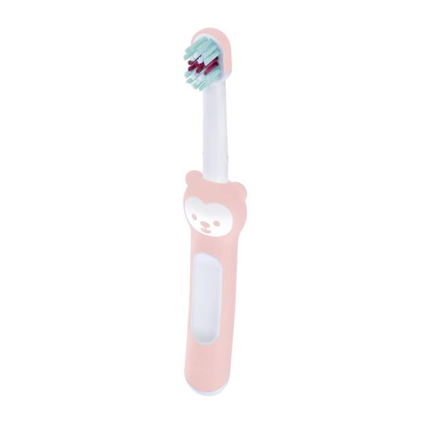 Imagem de Escova Dental Baby's Brush c/ Trava de Proteção 6m+ Mam Rosa