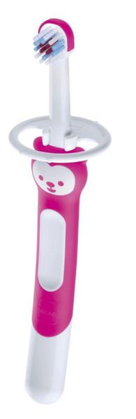 Imagem de Escova Dental Bebê Mam Training Brush 5+ Meses Azul ou Rosa