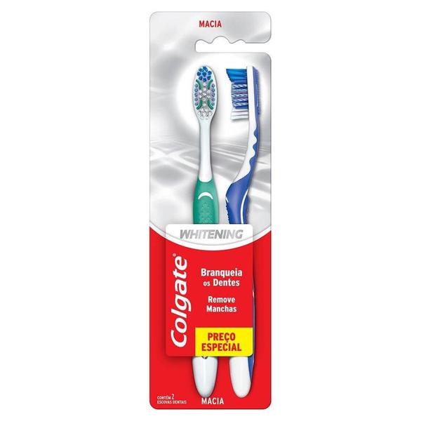 Imagem de Escova Dental Colgate Whitening com 2 unidades