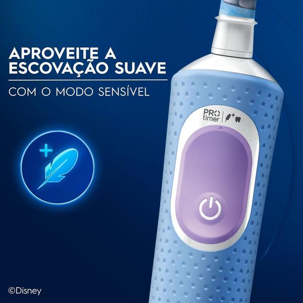 Imagem de Escova Dental Elétrica Oral-B Pro Kids 3Mais Frozen Bivolt