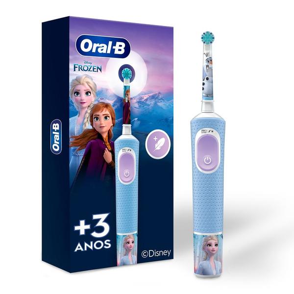 Imagem de Escova Dental Elétrica Oral-B Pro Kids 3Mais Frozen Bivolt