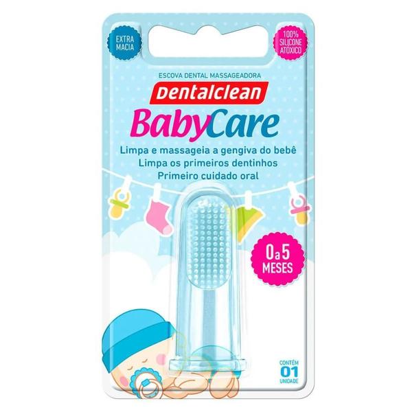 Escova Dental Infantil Baby Care Azul - Dentalclean Imagem de Escova Dental Infantil Baby Care Azul - Dentalclean