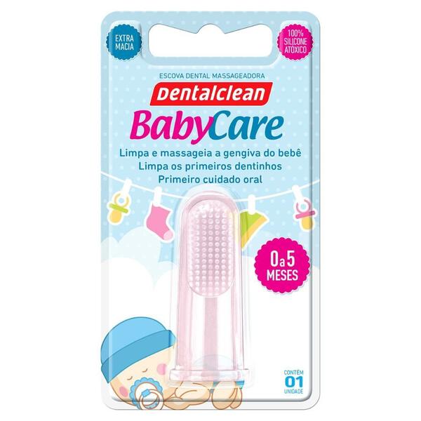 Imagem de Escova Dental Infantil Baby Care Rosa - Dentalclean