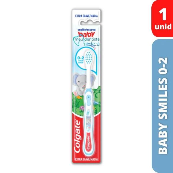 Imagem de Escova Dental Infantil Baby Smiles 0-2anos  1 unidade  Colgate