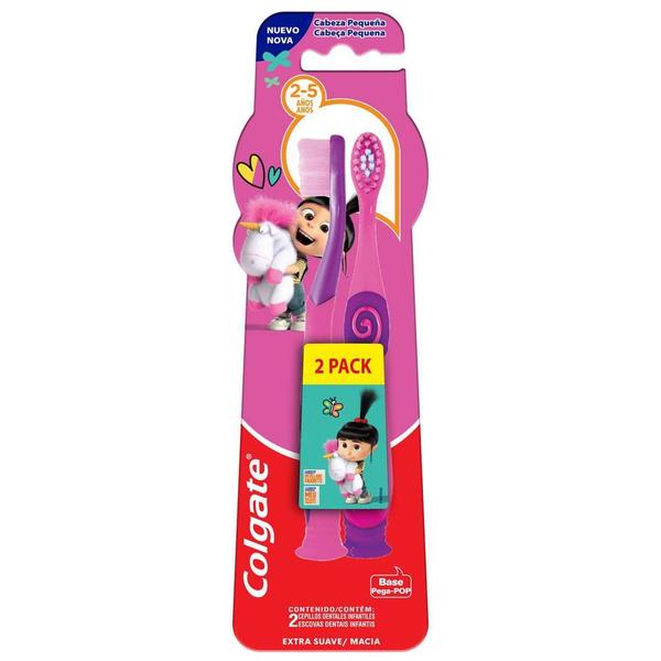 Imagem de Escova Dental Infantil Colgate Smiles Agnes e Fluffy 2 a 5 Anos 2 Unidades