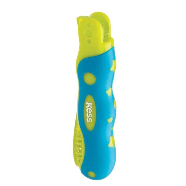Escova Dental Infantil Kess Compact Kids Rosa e Verde Imagem de Escova Dental Infantil Kess Compact Kids Rosa e Verde