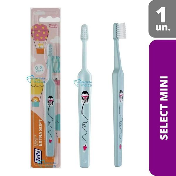 Imagem de Escova Dental Infantil Select Mini  Extra Macia  0 a 3 anos  Tepe