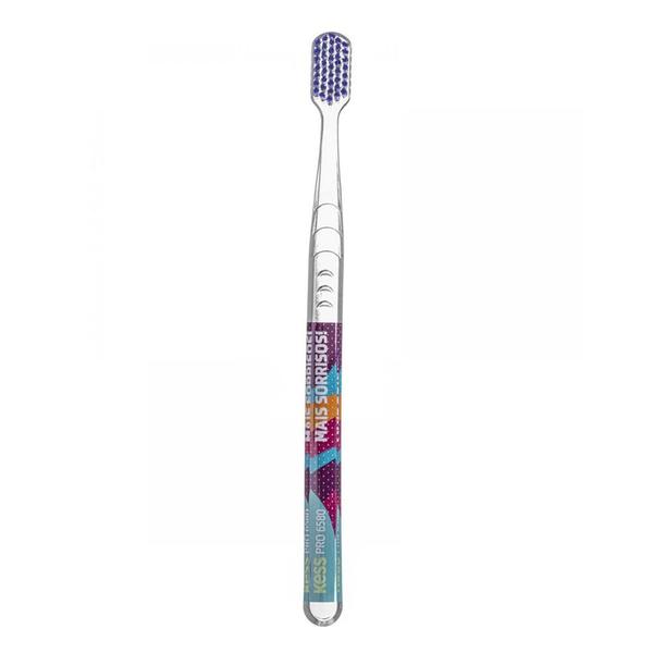 Imagem de Escova Dental Kess Pro Clear Extra Macia Cores Sortidas 1 Unidade + Capa Protetora