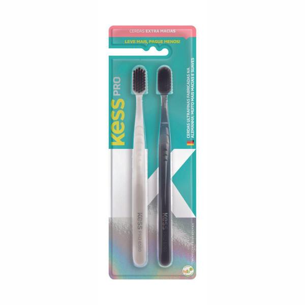 Imagem de Escova Dental Kess Pro Extra Macias C/2 Cód.2533