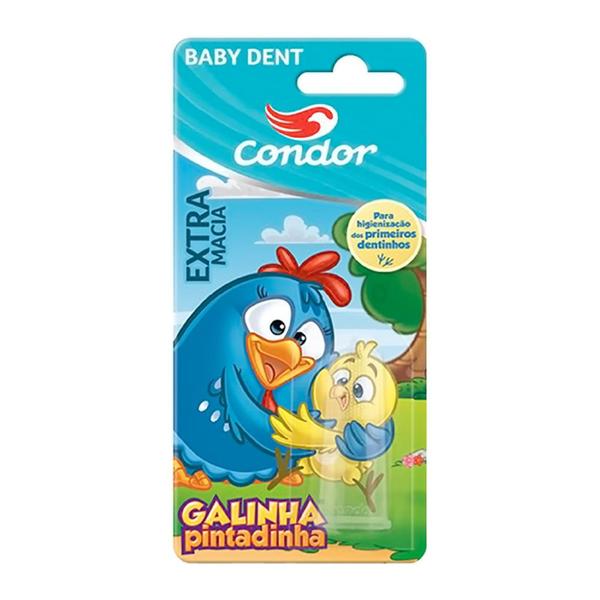 Imagem de Escova Dental Massageadora Condor Baby Dent Galinha Pintadinha 1 Unidade