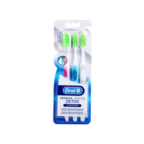 Imagem de Escova Dental Oral-B Ultrafino Detox C/3un