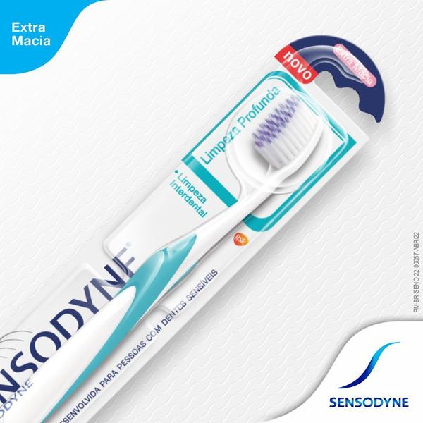 Imagem de Escova Dental Sensodyne Limpeza Profunda