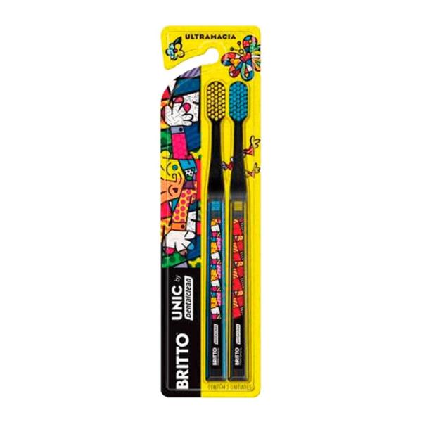 Escova Dente Romero Britto - Dental Imagem de Escova Dente Romero Britto