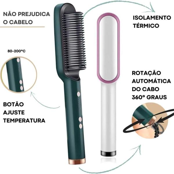 Imagem de Escova Elétrica 3 Em 1 Profissional Rotativo Profissional