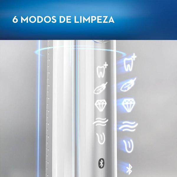 Imagem de Escova Elétrica Oral-B Genius X  +  2 Refis Sensi Ultrafino e CrossAction 