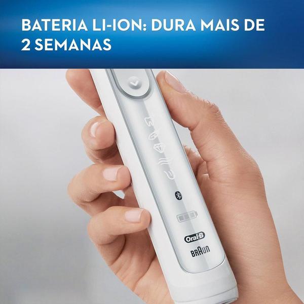 Imagem de Escova Elétrica Oral-B Genius X  +  2 Refis Sensi Ultrafino e CrossAction 