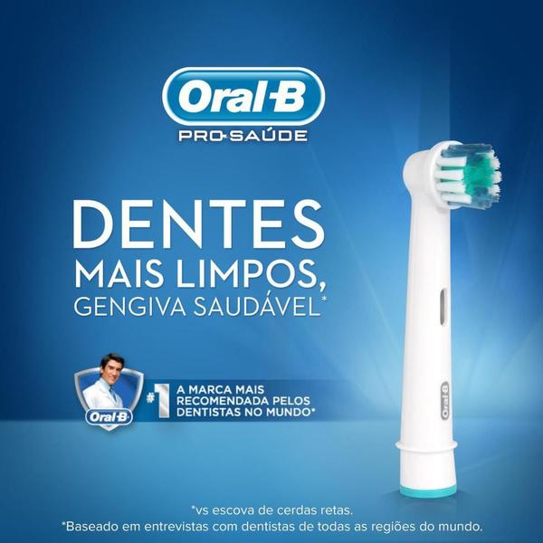 Imagem de Escova Elétrica Oral-b Vitality Precision Clean - 110v + Refil Oral-B Precision clean com 4 unidades