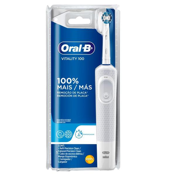 Escova Elétrica Oral-B Vitality Precision Clean - 220v Escova Elétrica Oral-B Vitality Precision Clean - 220v
