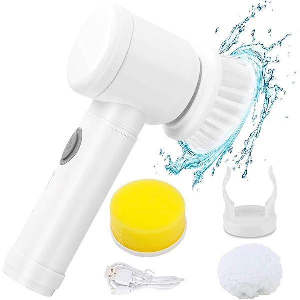Escova Elétrica Usb Super ulejo Microfibra 360º Ajustável - Bellator Imagem de Escova Elétrica Usb Super ulejo Microfibra 360º Ajustável