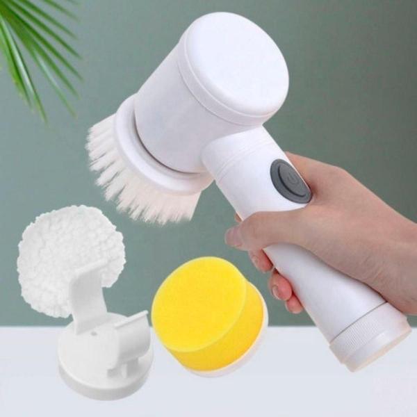 Escova Elétrica Usb Super ulejo Microfibra 360º Ajustável - Bellator Imagem de Escova Elétrica Usb Super ulejo Microfibra 360º Ajustável