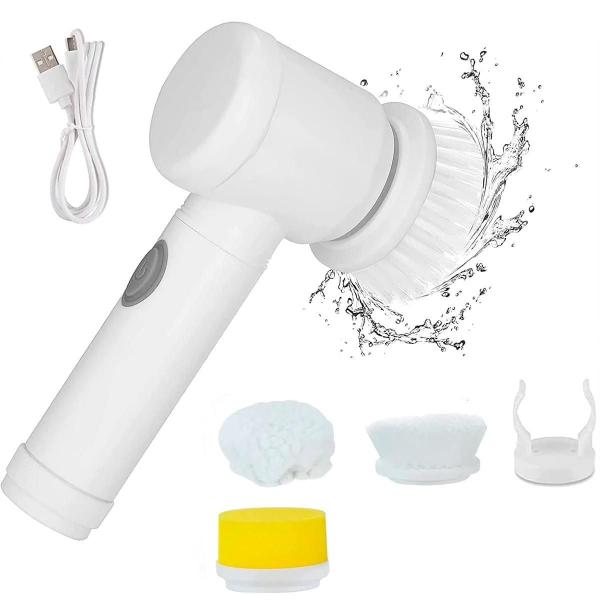 Escova Elétrica Usb Super ulejo Microfibra 360º Ajustável - Bellator Imagem de Escova Elétrica Usb Super ulejo Microfibra 360º Ajustável