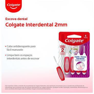 Imagem de Escova Interdental  2.0mm  4 unidades  Colgate