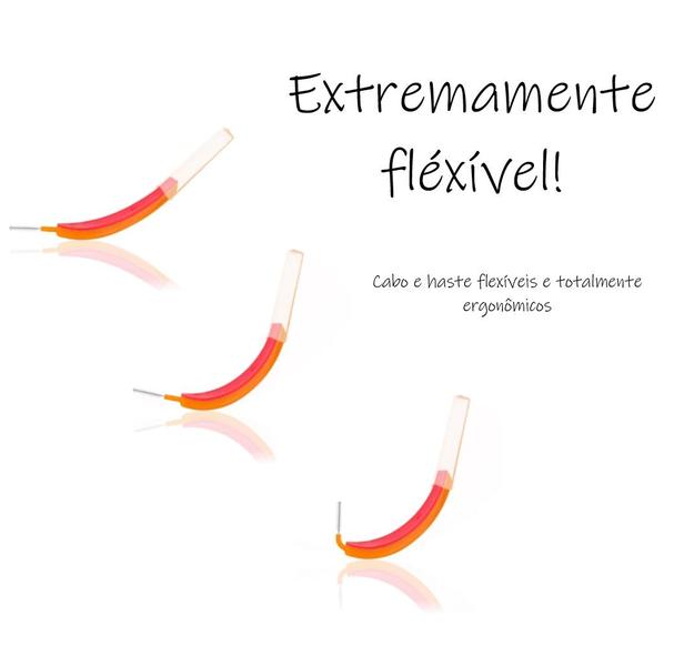 Imagem de Escova Interdental EasyFlex Edel White c/ 6 Vários Tamanhos