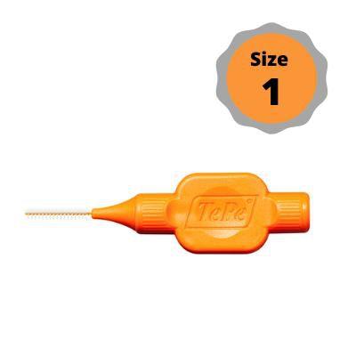 Imagem de Escova Interdental Macia  Tepe Original Laranja Size 1  0.45mm  8 unidades