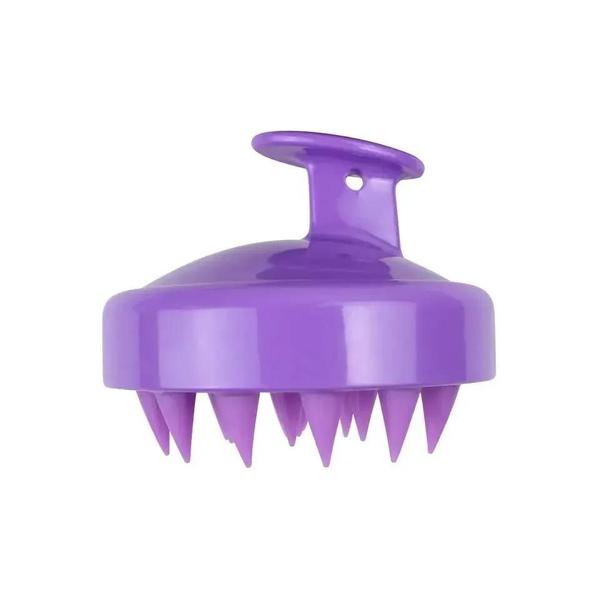 Imagem de Escova Massageadora de Silicone para Couro Cabeludo - Portátil e com Amostra Grátis