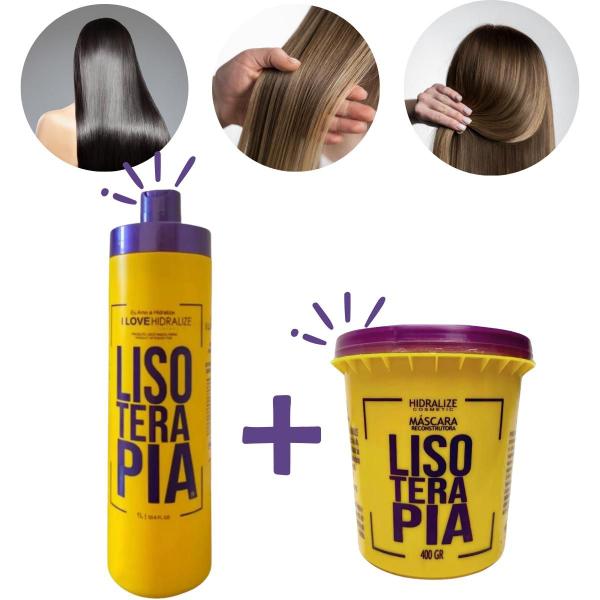 Escova Progressiva Lisoterapia Para Terapia Dos Fios Hidralize 1