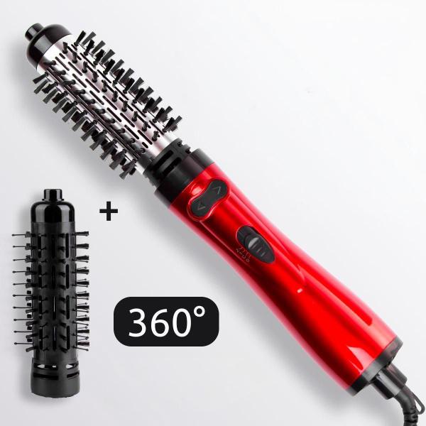 Escova Rotativa 2 Em 1 Rotação 360 Acabamento Profissional - Bivena Imagem de Escova Rotativa 2 Em 1 Rotação 360 Acabamento Profissional