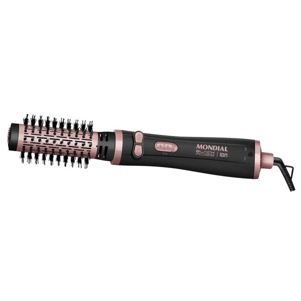 Escova Rotativa Mondial Black Rose 1200W Cerâmica E Íons - ERB-01 Escova Rotativa Mondial Black Rose 1200W Cerâmica E Íons - ERB-01