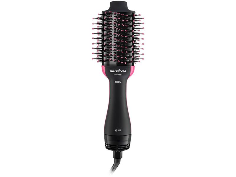 Escova Secadora Britânia BEC02PR 1300W - 2 Velocidades Cerâmica Escova Secadora Britânia BEC02PR 1300W - 2 Velocidades Cerâmica