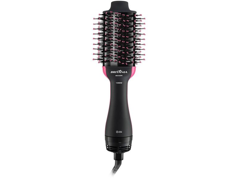 Escova Secadora Britânia BEC02PR 1300W - 2 Velocidades Cerâmica Escova Secadora Britânia BEC02PR 1300W - 2 Velocidades Cerâmica