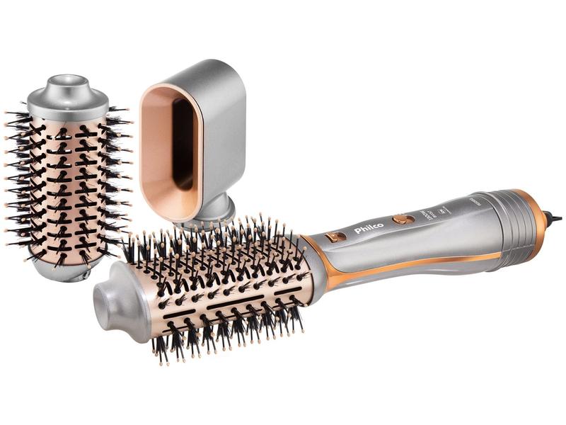 Escova Secadora Philco PES19SG 1300W - 2 Velocidades 2 Níveis de Temperatura com Íon Escova Secadora Philco PES19SG 1300W - 2 Velocidades 2 Níveis de Temperatura com Íon